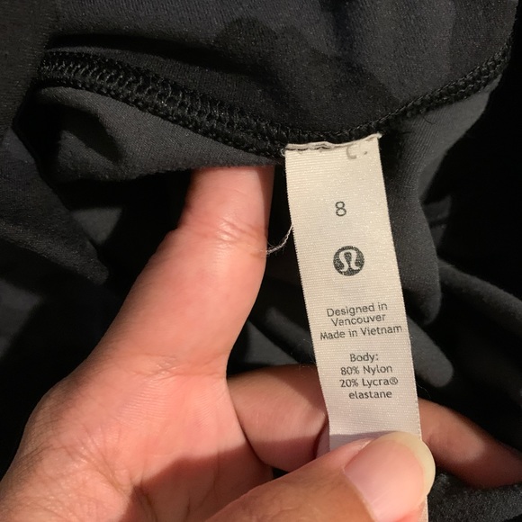 Lululemon bikershorts | Camo gray - Picture 3 of 4